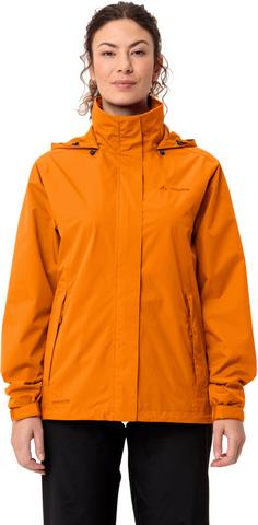 Rückansicht von VAUDE Escape Light Regenjacke Damen kurkuma