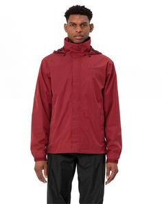 Rückansicht von VAUDE Escape Light Regenjacke Herren carmine