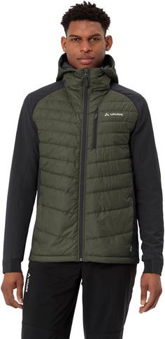 Rückansicht von VAUDE Elope Hybrid Steppjacke Herren khaki