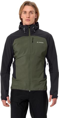 Rückansicht von VAUDE Larice V Softshelljacke Herren khaki