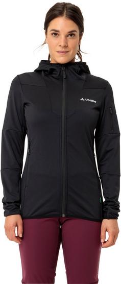 Rückansicht von VAUDE Monviso II Fleecejacke Damen black