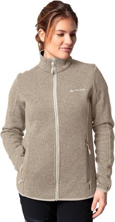 Rückansicht von VAUDE Rienza IV Fleecejacke Damen linen