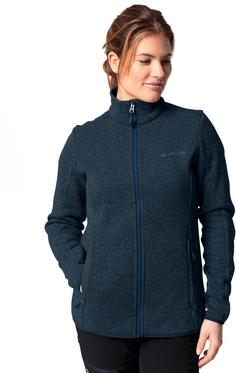 Rückansicht von VAUDE Rienza IV Fleecejacke Damen dark sea uni