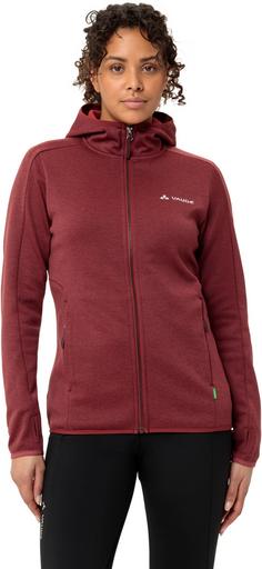 Rückansicht von VAUDE Valsorda Fleecejacke Damen dark oak