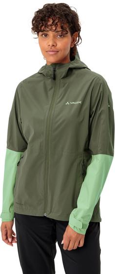 Rückansicht von VAUDE Moab Rain II Fahrradjacke Damen cedar wood