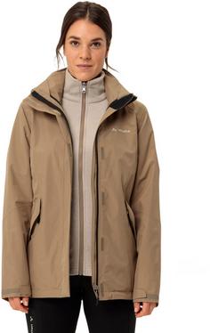 Rückansicht von VAUDE Rosemoor 3in1 II Doppeljacke Damen oat