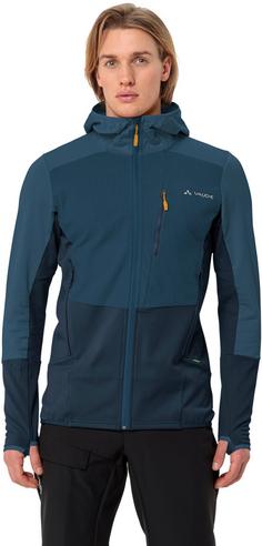 Rückansicht von VAUDE Monviso Fleecejacke Herren dark sea