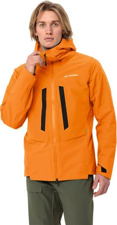 Rückansicht von VAUDE Monviso 2,5L Hardshelljacke Herren kurkuma