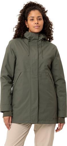 Rückansicht von VAUDE Coreway Parka Damen khaki