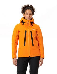 Rückansicht von VAUDE Monviso 2,5L Hardshelljacke Damen kurkuma