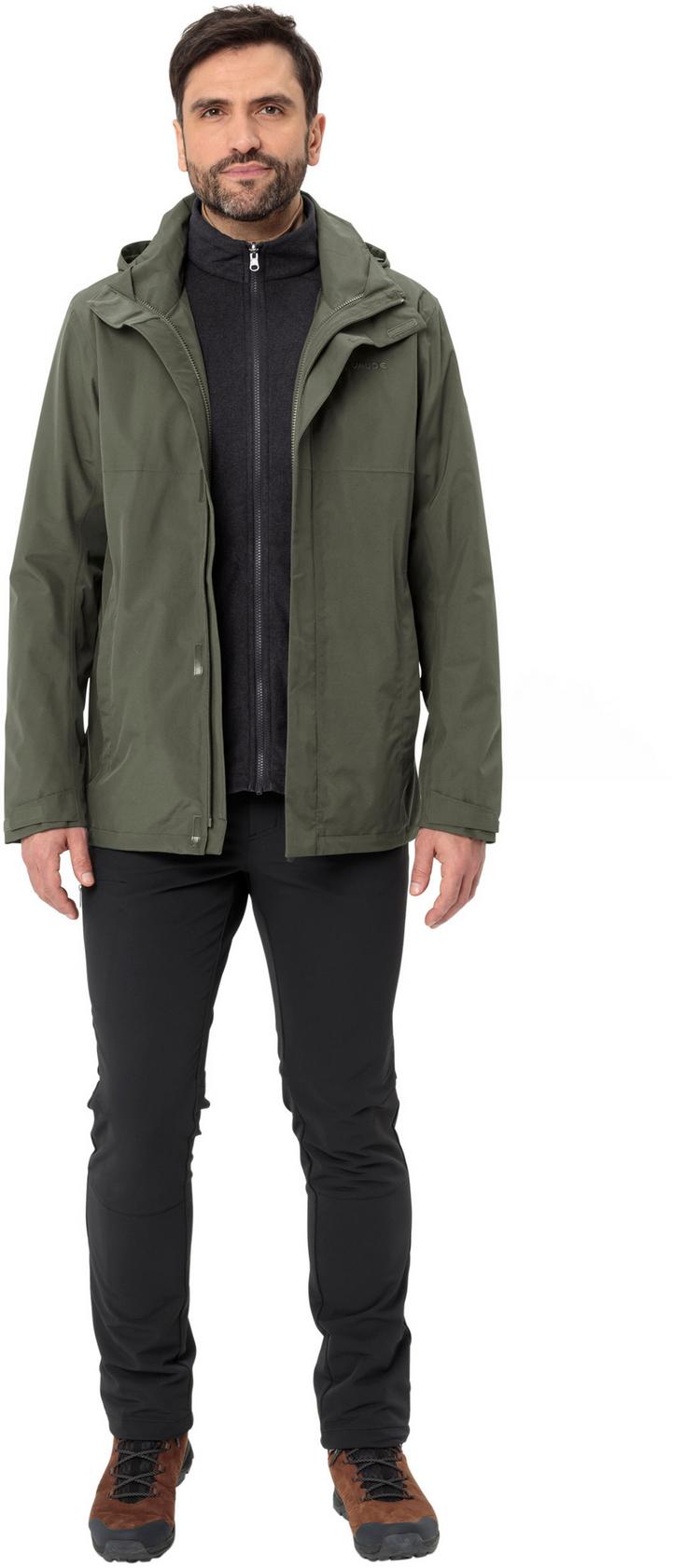 VAUDE VAUDE Rosemoor 3in1 Doppeljacke Herren - khaki - 3 | SportScheck
