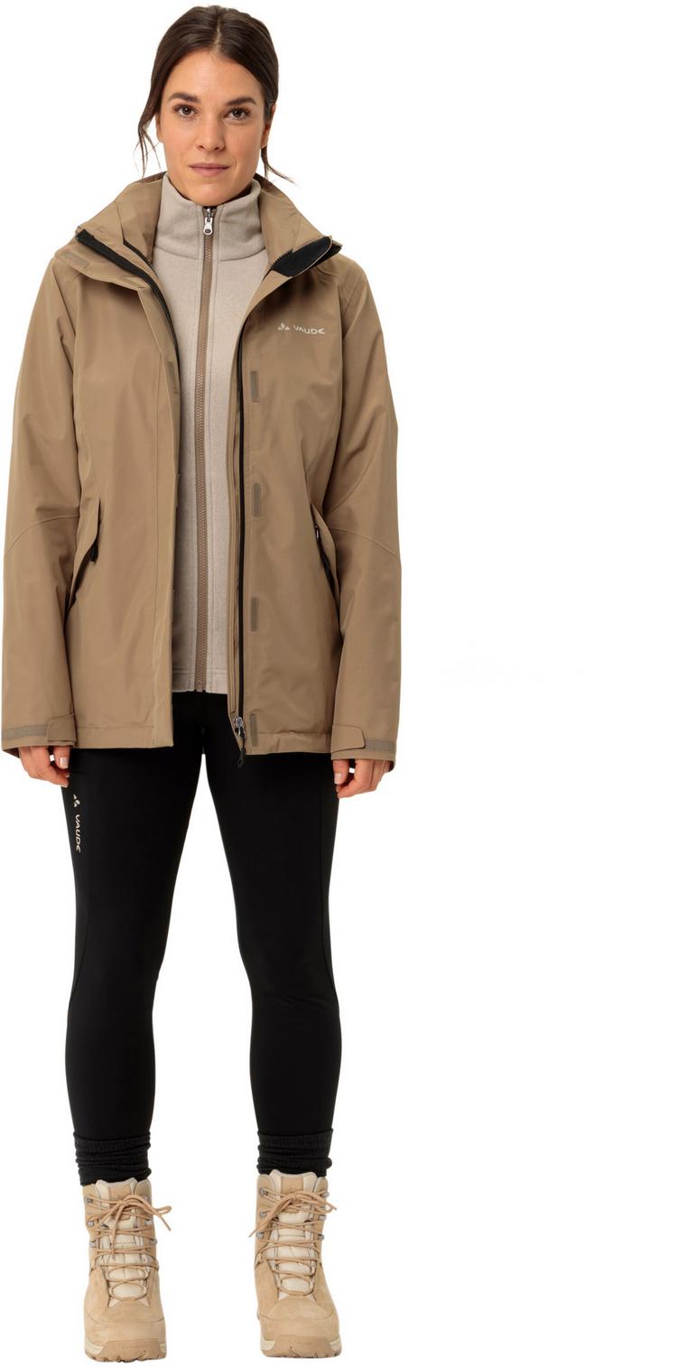 VAUDE VAUDE Rosemoor 3in1 II Doppeljacke Damen - oat - 4 | SportScheck