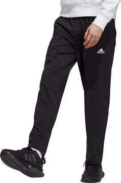 Rückansicht von adidas AEROREADY ESSENTIALS STANFORD Trainingshose Herren black