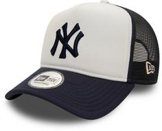 New Era World Series Trucker New York Yankees Cap white-navy