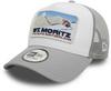 New Era Trucker Ski Cap - grey-white