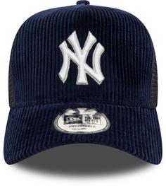 Rückansicht von New Era Trucker New York Yankees Cord Cap navy