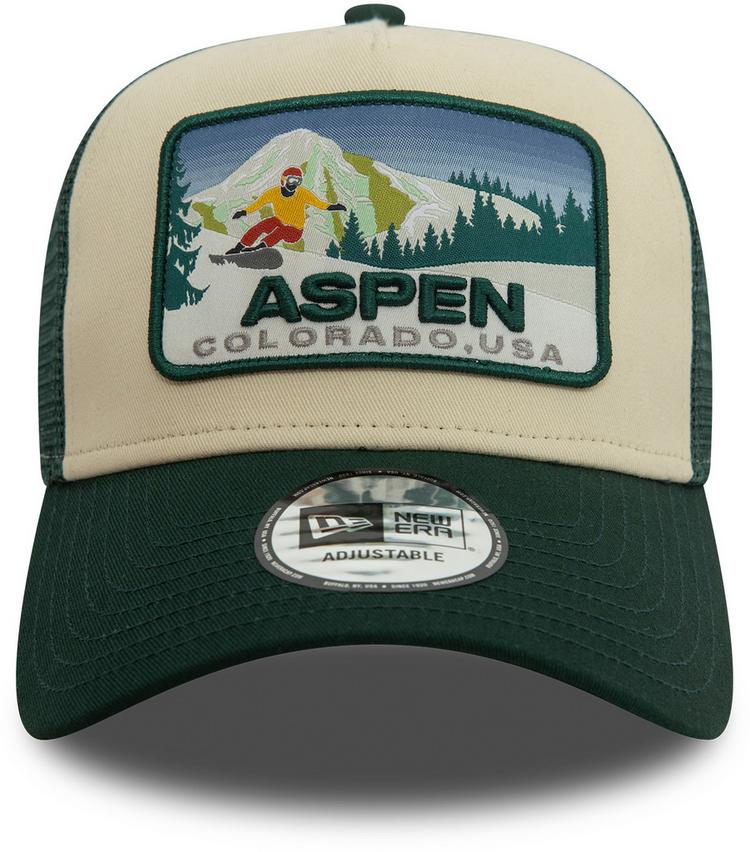 New Era New Era Trucker Ski Cap - dark green-stone - 0 | SportScheck
