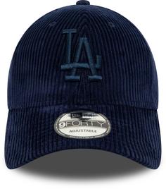 Rückansicht von New Era 9forty Los Angeles Dodgers Cord Cap navy-navy