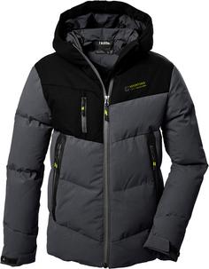 KILLTEC KOW 376 Steppjacke Kinder anthrazit melange