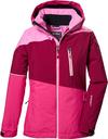KILLTEC KSW 331 Skijacke M&auml;dchen - dunkel himbeere