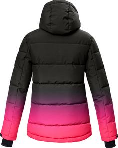 Rückansicht von KILLTEC KSW 330 Skijacke Kinder pink