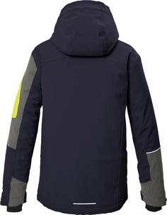 Rückansicht von KILLTEC KSW 391 Skijacke Kinder dunkelnavy