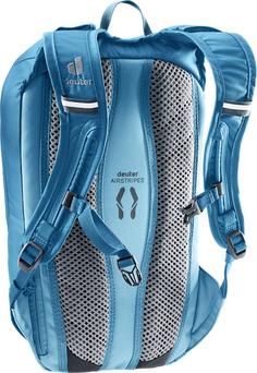 Rückansicht von Deuter Bike Wanderrucksack Kinder wave-aqua