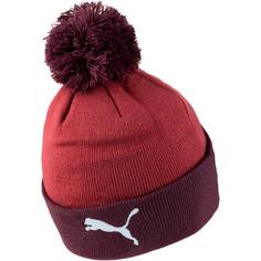 Rückansicht von PUMA RB Leipzig Beanie Kinder club red-dark jasper