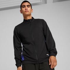 Rückansicht von PUMA CLOUDSPUN Trainingsjacke Herren black-lapis lazuli