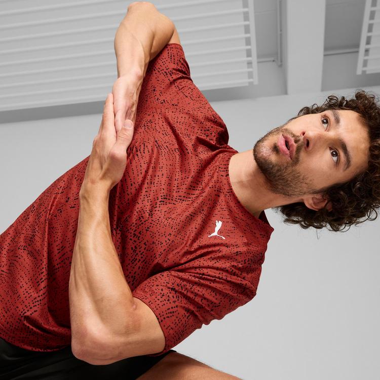 PUMA PUMA Studio Cloudspun Funktionsshirt Herren - mars red - 2 | SportScheck