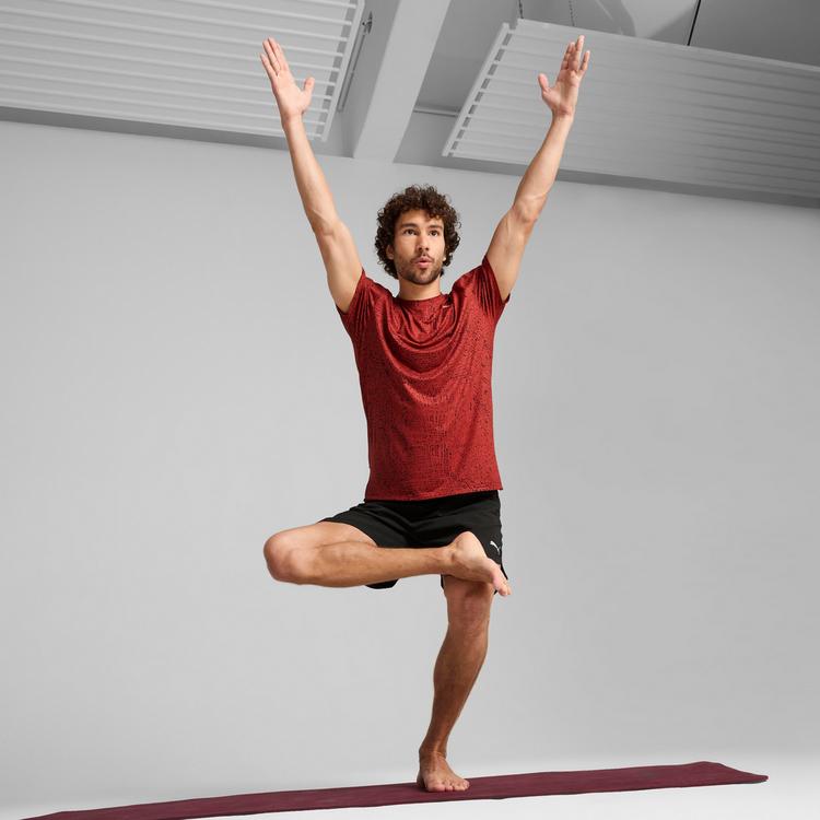 PUMA PUMA Studio Cloudspun Funktionsshirt Herren - mars red - 4 | SportScheck