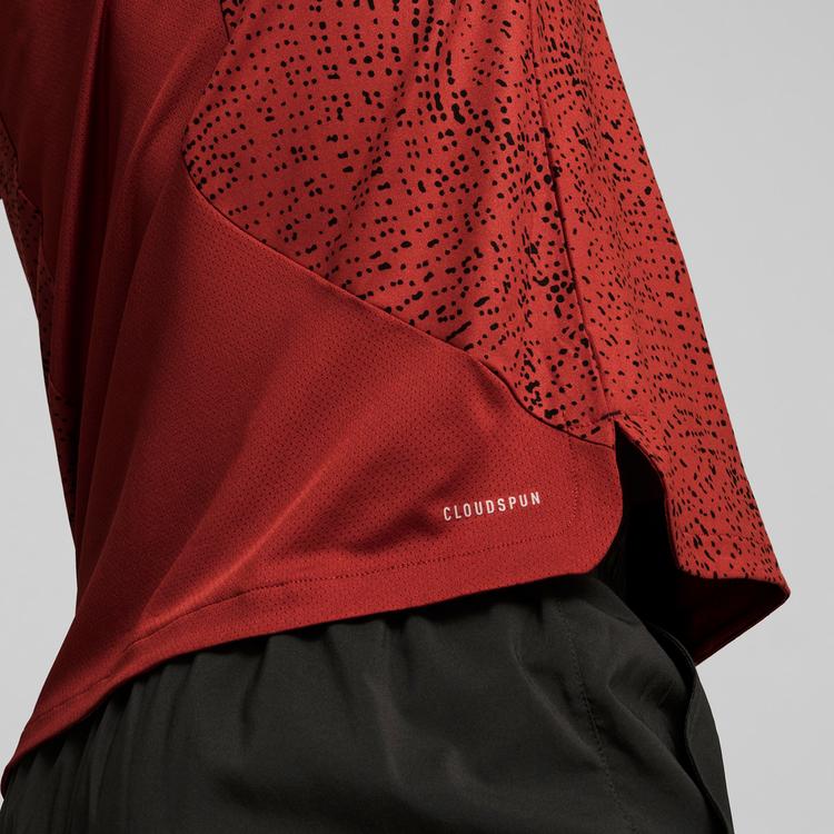 PUMA PUMA Studio Cloudspun Funktionsshirt Herren - mars red - 3 | SportScheck