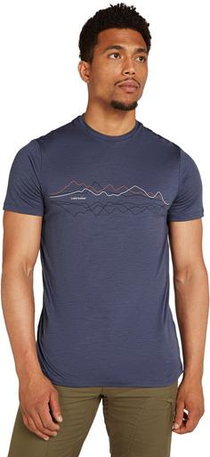 Rückansicht von Icebreaker TECH LITE Funktionsshirt Herren graphite