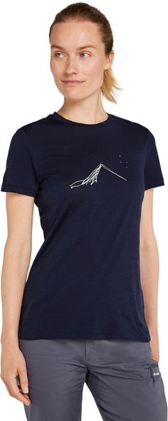 Rückansicht von Icebreaker SOUTH CONST Funktionsshirt Damen midnight navy