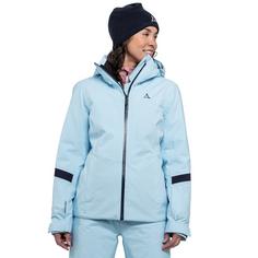 Rückansicht von Schöffel Kanzelwand Skijacke Damen airy blue