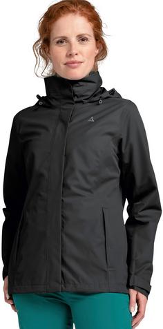 Rückansicht von Schöffel Gmund Regenjacke Damen black