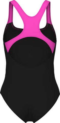 Rückansicht von Arena CONTROL PRO Schwimmanzug Damen black-shocking pink