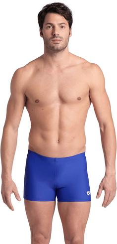 Rückansicht von Arena Icons Kastenbadehose Herren royal-white