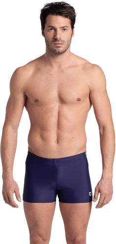 Rückansicht von Arena Icons Kastenbadehose Herren navy-white