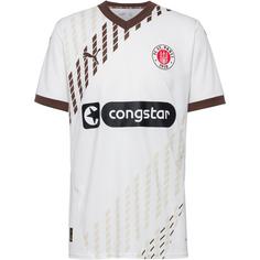 PUMA FC St. Pauli 24-25 Auswärts Fußballtrikot Herren puma white-espresso brown