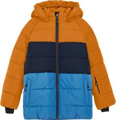 COLORKIDS Colorblock Quilt Skijacke Kinder marmalade