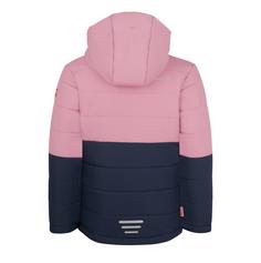 Rückansicht von Trollkids Hemsedal Steppjacke Kinder mauve-navy