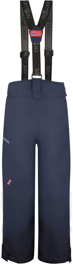 Rückansicht von Trollkids Kongsberg Skihose Kinder navy