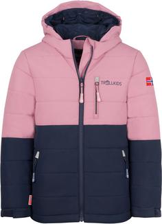 Trollkids Hemsedal Steppjacke Kinder mauve-navy