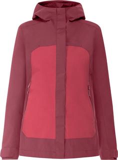 Didriksons GRIT 3 Regenjacke Damen anemon red