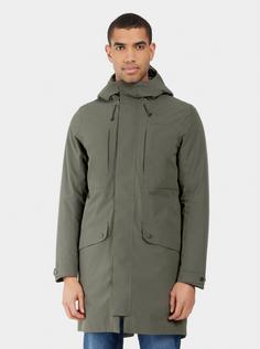 Rückansicht von Didriksons FALKE Parka Herren deep green