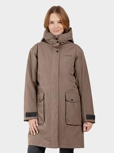 Rückansicht von Didriksons ILSA Parka Damen mocha brown