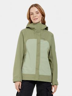 Rückansicht von Didriksons GRIT 3 Regenjacke Damen wild forest green