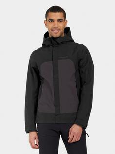 Rückansicht von Didriksons GRIT 3 Regenjacke Herren black