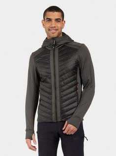 Rückansicht von Didriksons ZUKO 2 Steppjacke Herren coal black